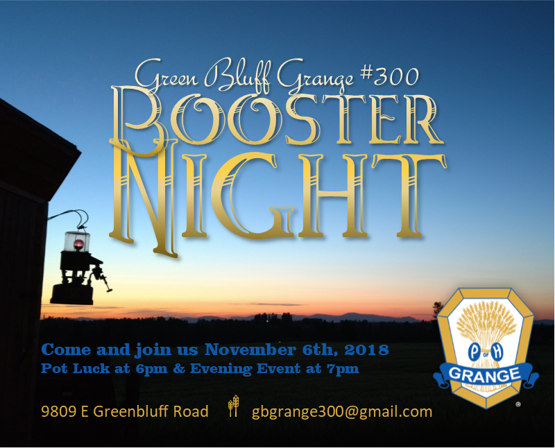 Grange Booster Night